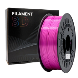 Filamento 3D PLA SILK - Diâmetro 1.75mm - Bobina 1kg - Cor Rosa