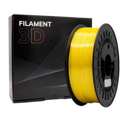 Filamento 3D PLA SILK - Diâmetro 1.75mm - Bobina 1kg - Cor Amarelo