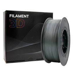 Filamento 3D PLA - Diâmetro 1.75mm - Bobina 1kg - Cor Prateado