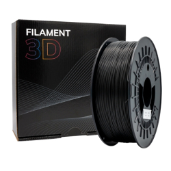 Filamento 3D PLA TOUGH - Diâmetro 1.75mm - Bobina 1kg - Cor Preto