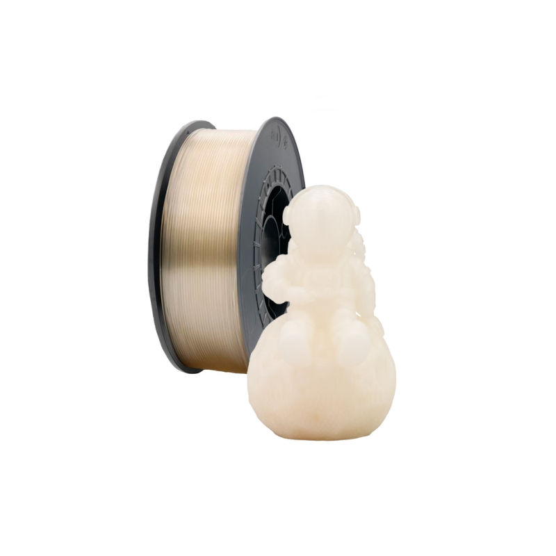 Filamento 3D PLA - Diâmetro 1.75mm - Bobina 1kg - Cor Transparente