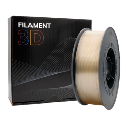 Filamento 3D PLA - Diametro 1.75mm - Bobina 1kg - Color Transparente