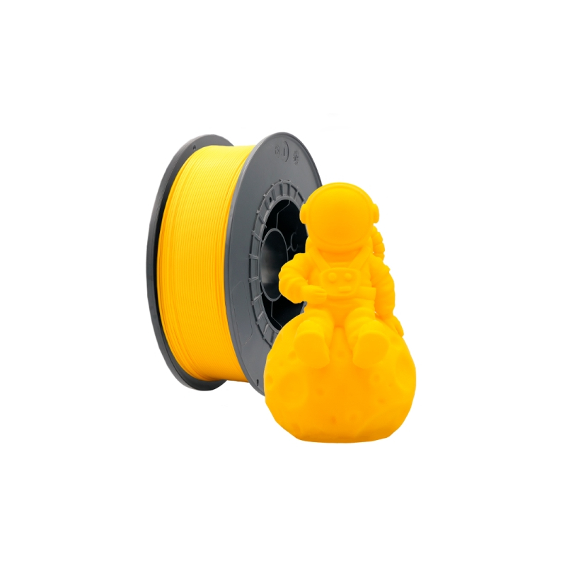 Filamento 3D PLA - Diâmetro 1.75mm - Bobina 1kg - Cor Amarelo