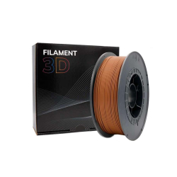 Filamento 3D PLA - Diâmetro 1.75mm - Bobina 1kg - Cor Castanho