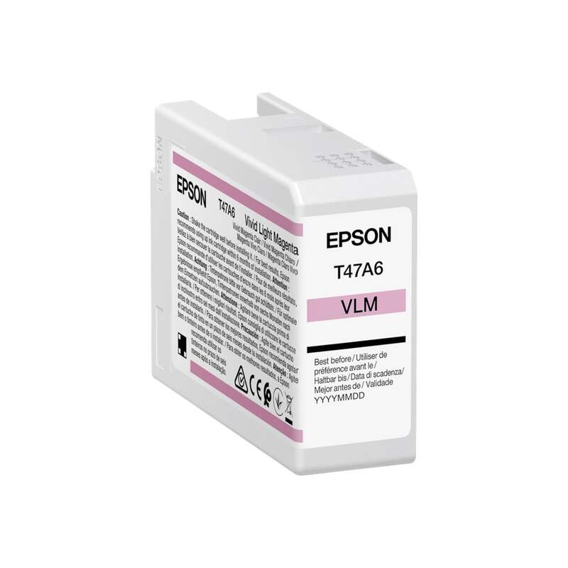 Tinteiro Epson T47A6 Magenta Claro Vívido Original - C13T47A600