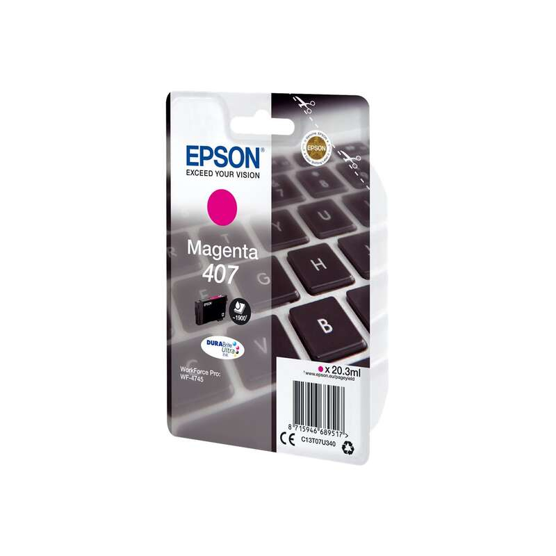 Cartucho de tinta Epson T07U3 (407) Magenta Original - C13T07U340