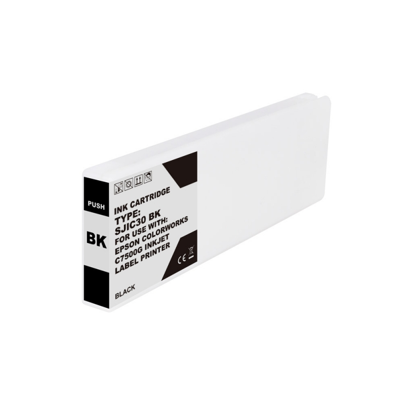 Cartucho de tinta Epson SJIC30P Negro compatible - C33S020639 - Tinta Pigmentad