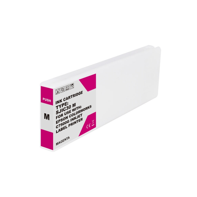 Ink cartridge Epson SJIC30P Magenta compatible - C33S020641 - Tinta Pigment