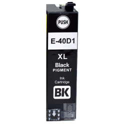 Cartucho de tinta Epson T40D1 Negro compatible - C13T40D140 / C13T40C140 - Tint