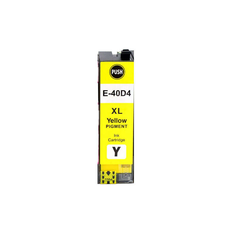 Ink cartridge Epson T40D4 Yellow compatible - C13T40D440 / C13T40C440 - Ti