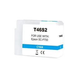 Tinteiro Epson T46S2 Azul Compatível - C13T46S200 - Tinta Pigmentada