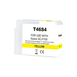Tinteiro Epson T46S4 Amarelo Compatível - C13T46S400 - Tinta Pigmentad