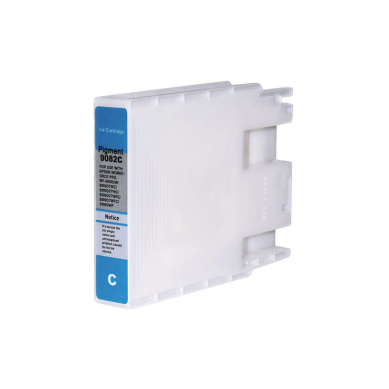 Cartucho de tinta Epson T9082 Cian compatible - C13T908240 - Tinta Pigmentada