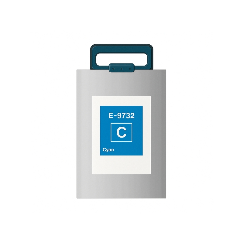 Tinteiro Epson T9732 Azul Compatível - C13T973200 - Tinta Pigmentada