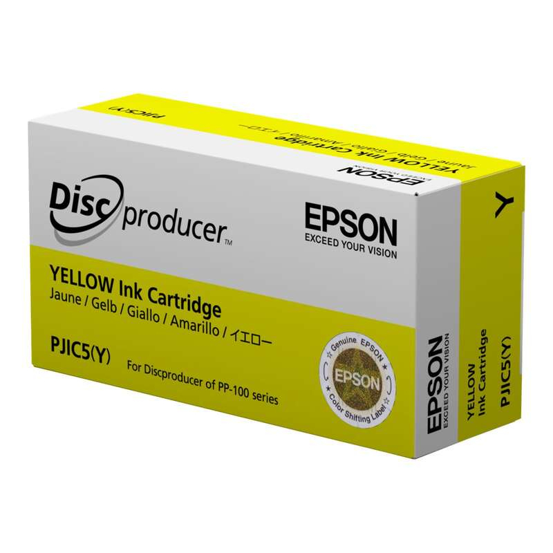 Tinteiro Epson PJIC5 / PJIC7 Amarelo Original - C13S020692 / C13S02045
