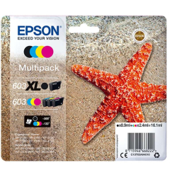 Tinteiros Epson 603XL / 603 Multipack Original - C13T03A94010