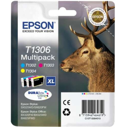 Cartuchos de tinta Epson T1306 Multipack Original - C13T13064012