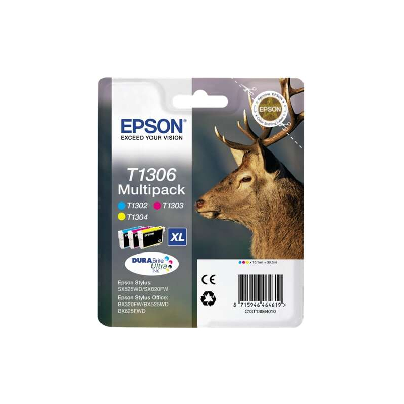 Tinteiros Epson T1306 Multipack Original - C13T13064012