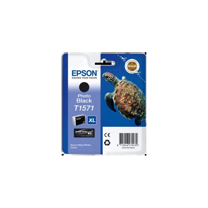 Tinteiro Epson T1571 Preto Photo Original - C13T15714010