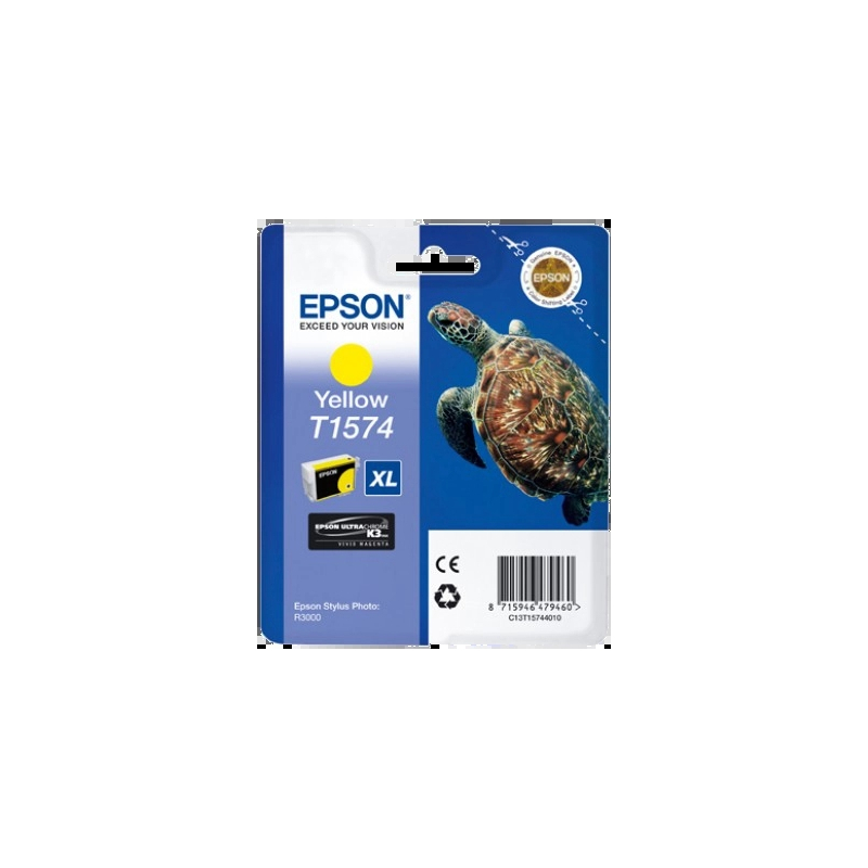 Ink cartridge Epson T1574 Yellow Original - C13T15744010