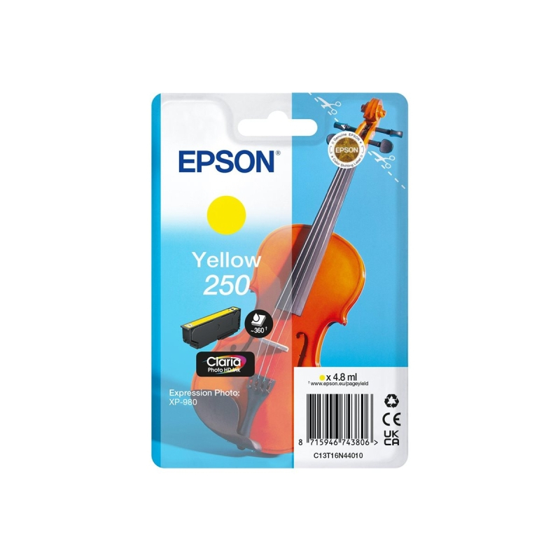 Ink cartridge Epson T16N4 (250) Yellow Original - C13T16N44010