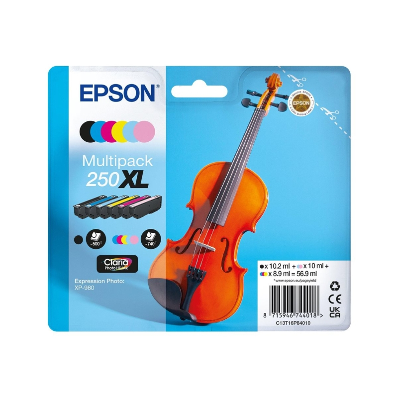 Cartuchos de tinta Epson T16P8 (250XL) Multipack Original - C13T16P84010