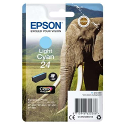 Cartucho de tinta Epson T2425 (24) Cian Claro Original - C13T24254012