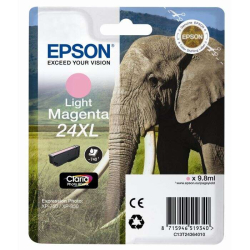 Cartucho de tinta Epson T2436 (24XL) Magenta Claro Original - C13T24364012