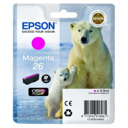 Ink cartridge Epson T2613 (26) Magenta Original - C13T26134012