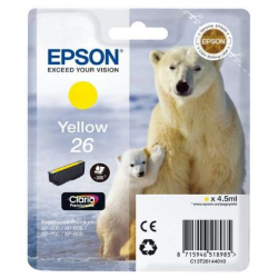 Tinteiro Epson T2614 (26) Amarelo Original - C13T26144012
