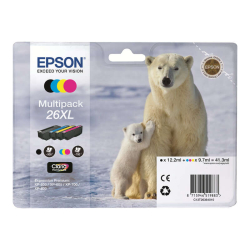 Tinteiros Epson T2636 (26XL) Multipack Original - C13T26364010