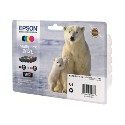 Cartuchos de tinta Epson T2636 (26XL) Multipack Original - C13T26364010