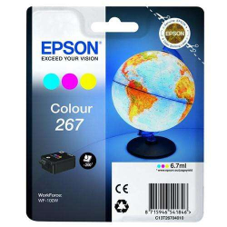 Cartucho de tinta Epson T267 Color Tricolor Original - C13T26704010