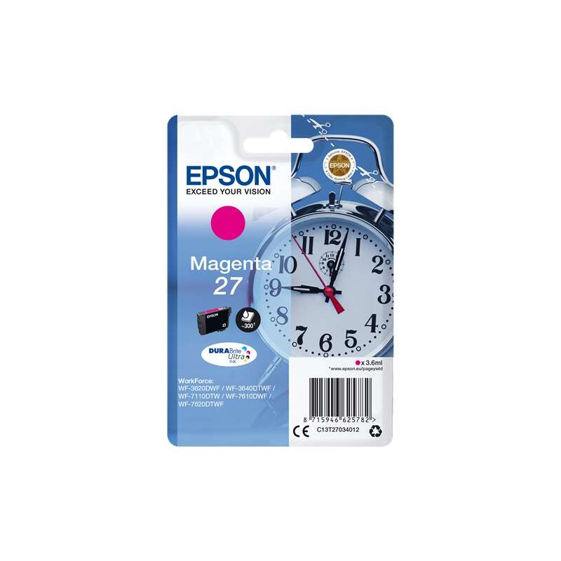 Tinteiro Epson T2703 (27) Magenta Original - C13T27034012