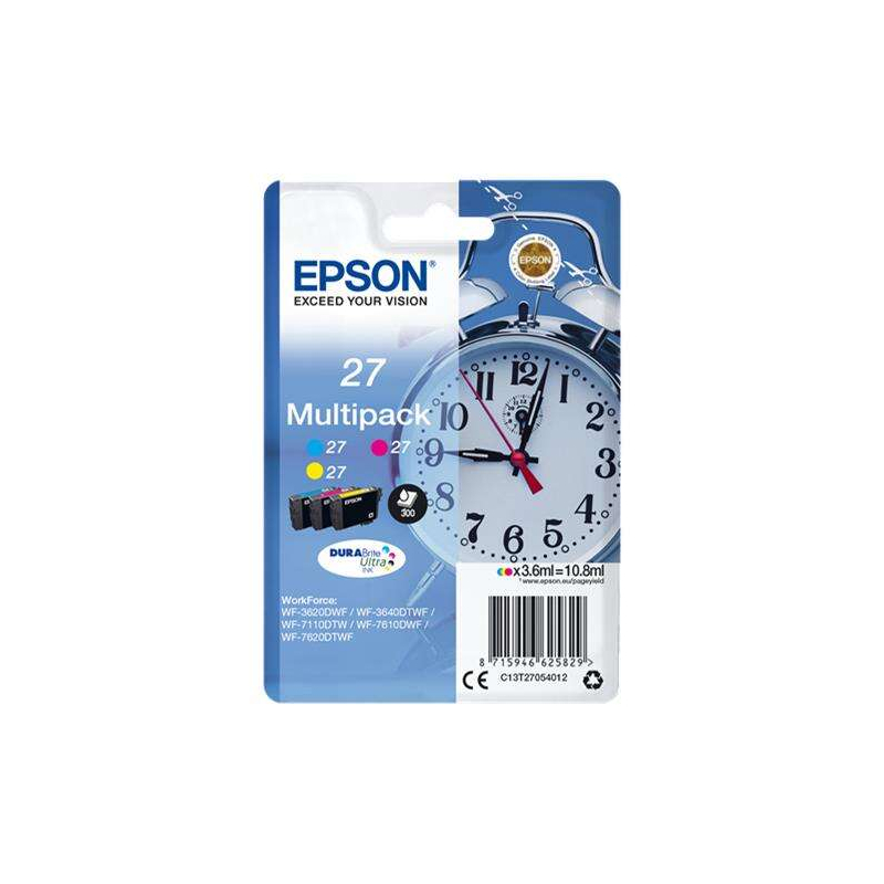 Cartuchos de tinta Epson T2705 (27) Multipack Original - C13T27054012