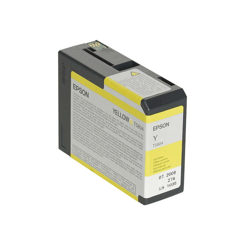 Tinteiro Epson T5804 Amarelo Original - C13T580400