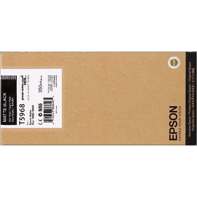 Tinteiro Epson T5968 Preto Matte Original - C13T596800