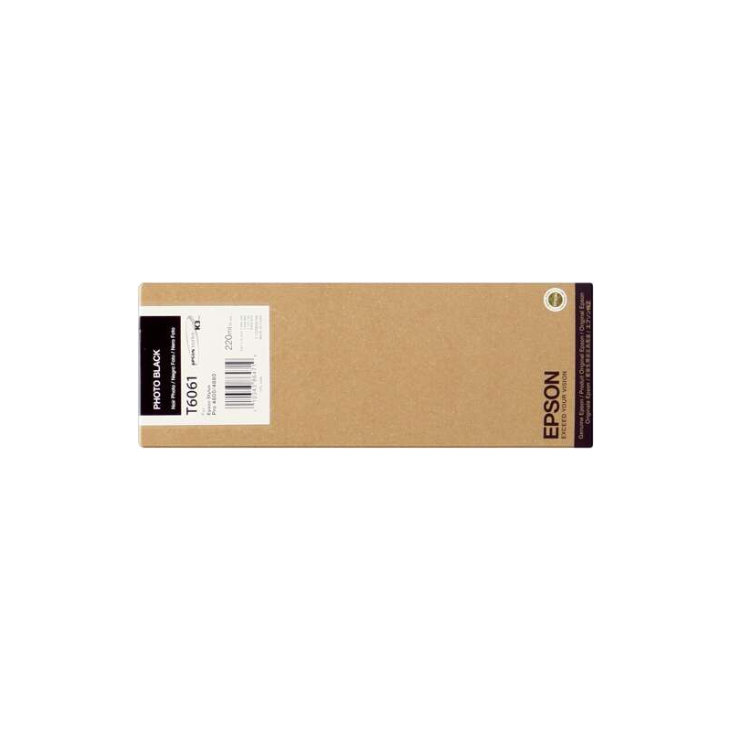Ink cartridge Epson T6061 Black Photo Original - C13T606100