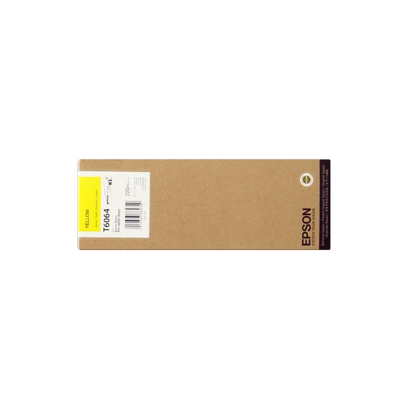 Tinteiro Epson T6064 Amarelo Original - C13T606400