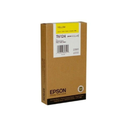 Tinteiro Epson T6124 Amarelo Original - C13T612400