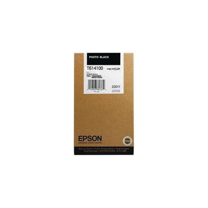 Ink cartridge Epson T6141 Black Photo Original - C13T614100