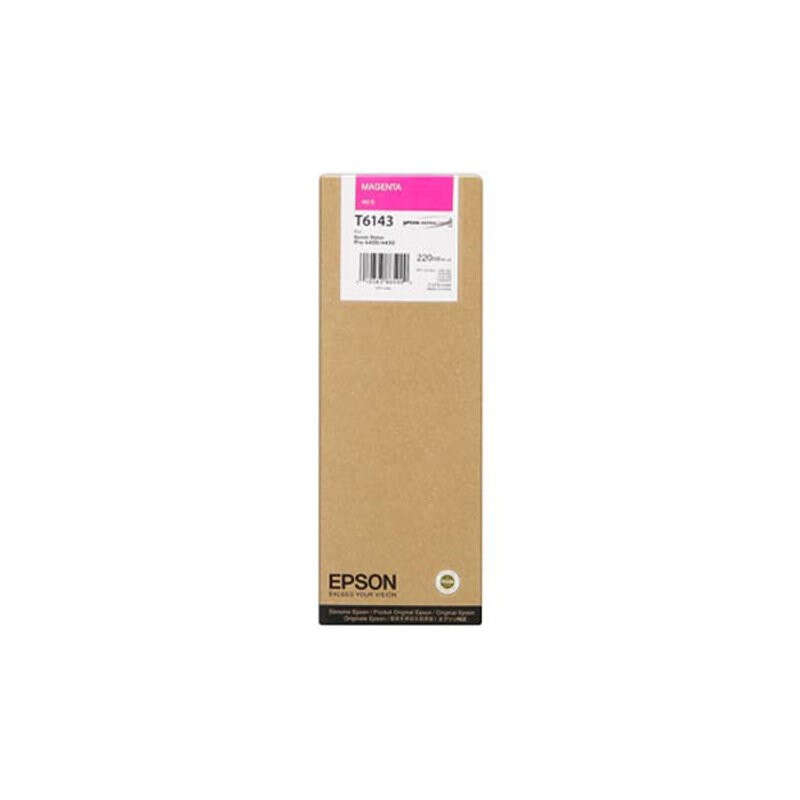 Cartucho de tinta Epson T6143 Magenta Original - C13T614300