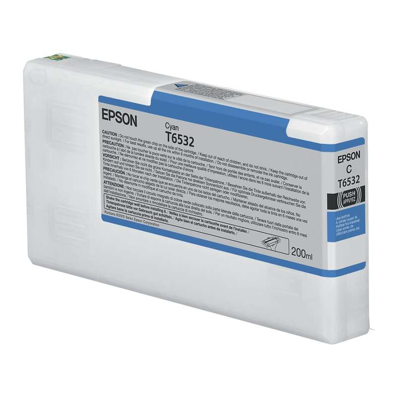 Ink cartridge Epson T6532 Cyan Original - C13T653200
