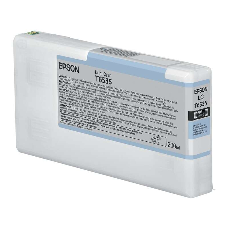 Tinteiro Epson T6535 Azul Claro Original - C13T653500