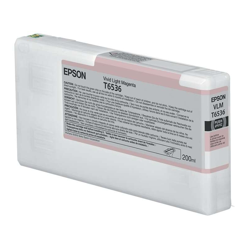 Tinteiro Epson T6536 Magenta Claro Original - C13T653600