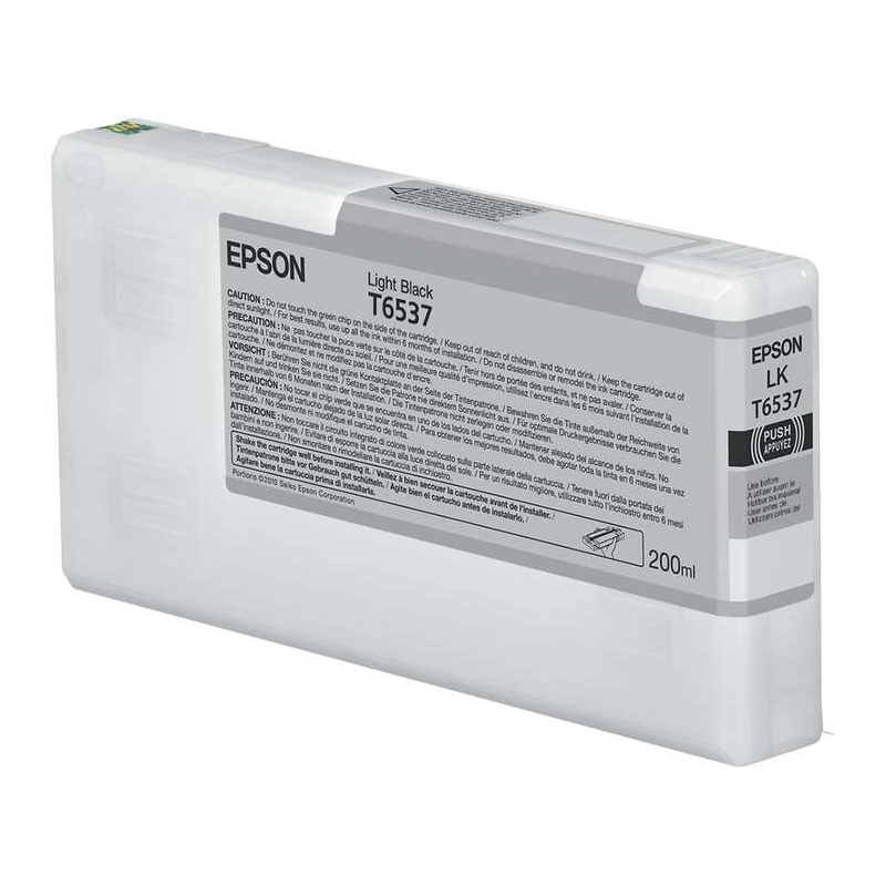 Tinteiro Epson T6537 Cinzento Original - C13T653700
