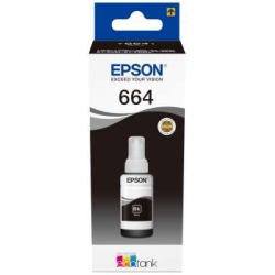 Recarga Cartucho de tinta Epson T6641 Negro Original - C13T664140