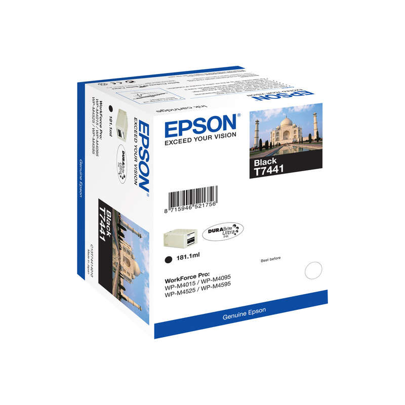 Ink cartridge Epson T7441 Black Original - C13T74414010