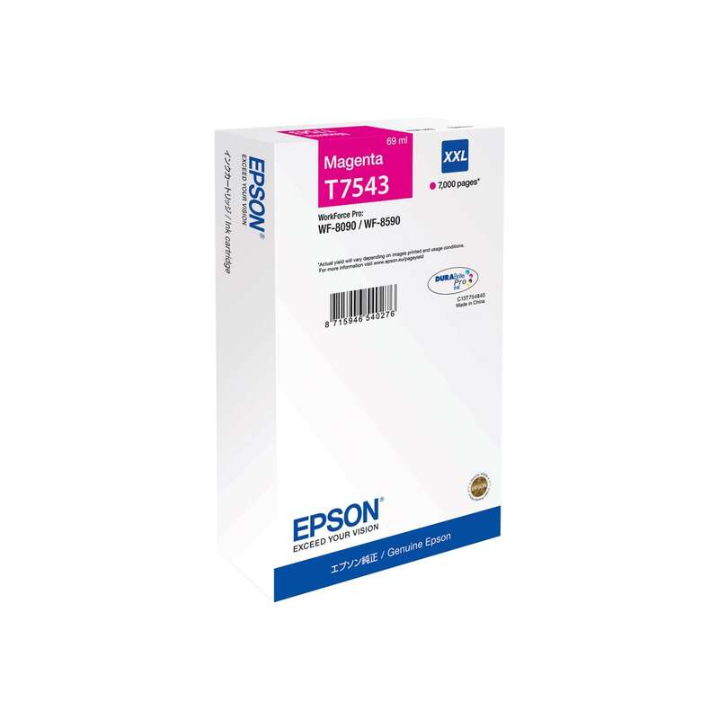 Tinteiro Epson T7543 Magenta Original - C13T754340 / C13T75434N