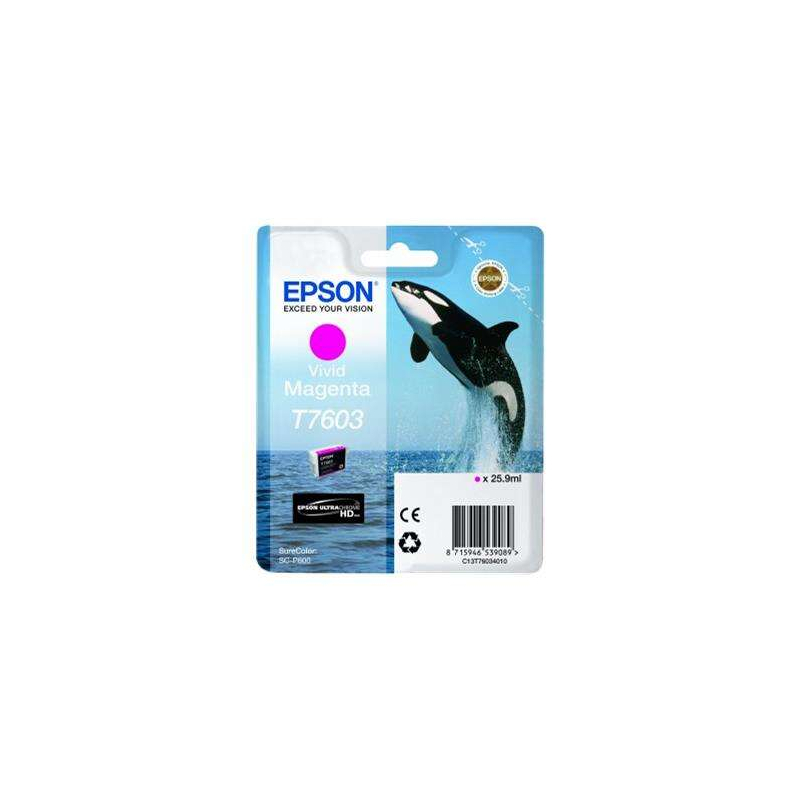 Ink cartridge Epson T7603 Magenta Original - C13T76034010